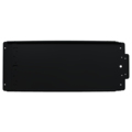 Lockeyusa 12" Edge Panic Device Shield, Lockey PB1100, PB2500, Detex, Black ED3x1B12